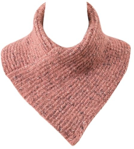 Obotsnoi Schal für Damen, Winter, falscher Kragen, Schals für Damen, Halswickel, Rollkragenschal, gestrickt, elastisch