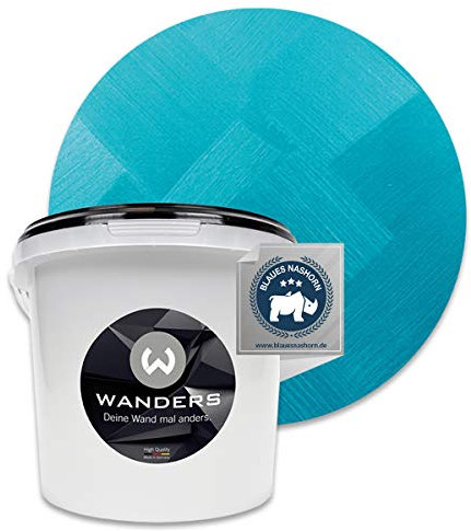 Wanders Tafelfarbe 3L, Edelmetallic-Türkis - Wasserbasierter Tafellack für Kreative Wandgestaltung & einfache DIY-Anwendungen. Beschreibbar & Abwischbar. In vielen modernen Farben