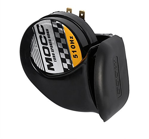 Altoparlante a corno di lumaca impermeabile 115DB 510Hz, 12V 3.5A Corno di lumaca elettrico ad alto suono basso per scooter per auto moto