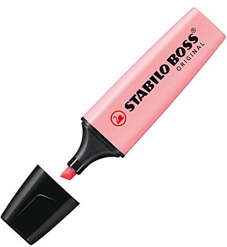 Evidenziatore Boss Original Pastel - rosa antico - tratto da 2 a 5mm - Stabilo
