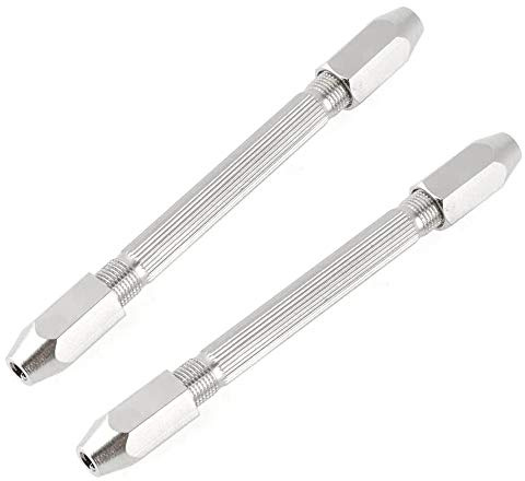 2Pcs Hexagonal Double Ended Pin Vice Wire Tool Micro Twist Drill Bits Jewelry Design Repair