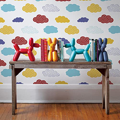 Coloray Fotomurale 290x290 cm Entretela Con Foto Decorativo Pegatina Fondo de Pantalla Fotomurale - Tabla de nubes ful-dibujo infantil