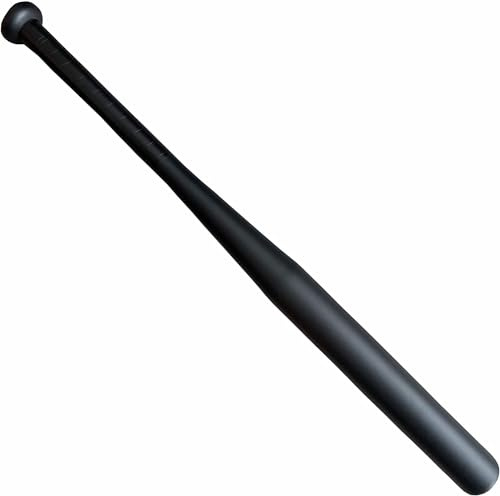 Aluminium-Baseballschläger – 76,2 cm – Softball, Selbstverteidigung, Schlagübung, Pickup-Spiele und Heimsicherheit – Metallballschläger – KOTIONOK (schwarz) (76,2 cm, mattschwarz)