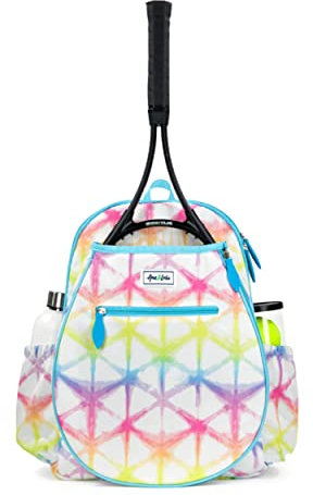 Ame & Lulu Jr. Love Tennisrucksack – Rainbow Shibori