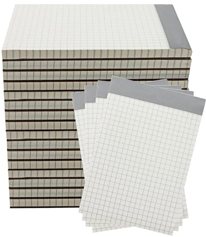 ZEONHEI Kleine Notizblöcke im A6-Format, kariert, 70 Blatt, karierte Notizblöcke, Grafikblöcke, Mini-Taschennotizbücher zum Notieren, Skizzieren, Zeichnen, Grafiken, 140 x 104 mm, 20 Stück