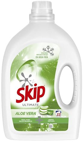 Skip Ultimate Aloe Vera Detergente líquido, 33 lavados
