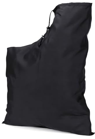 LuLiyLdJ Noir Sac pour Aspirateur Souffleur Universel, Sac Aspirateur de Souffleur Feuilles, Sac Collecteur de Feuilles pour Souffleurs à Feuilles Ultra-souffleurs et Aspirateurs