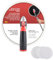 QZATACAEN Pole Drywall Sander Radius Handheld Sander Head 9 Inch for Dry Wall Radial Round Celing Prep Painting Sanding Tool Include 3 Pcs Sanding Sheets 80,100,150 Grits