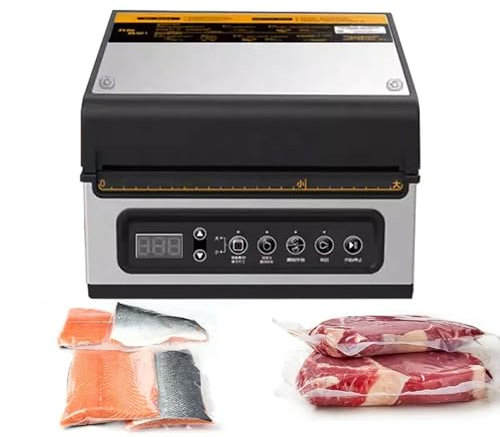 240W Vacuum Sealing Machine, Home Smart Chamber Vacuum Sealer With External Extraction Mode, Dual Vacuum Pump, Vacuum Packer for Grains, Vegetables, Pickled Foods, Meat