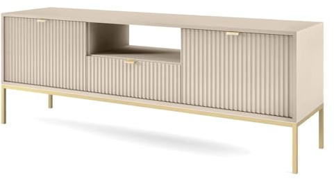 Selsey VELLORE TV-Schrank (Beige), 154 cm x 56 cm x 39 cm