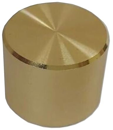 DUAS Universal Dimmer Switch Knob – Elegant Polished Brass Gold Finish, Stylish Replacement for Most Dimmer Switches, Easy to Install, Adds a Touch of Luxury to Any Room or Light Fitting