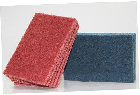 INOOMP 5stücke Küchenreinigungspads Grillpad Grillreinigungspads Scheuerschwämme Quick Clean Heavy Duty Griddle Pad Grit Scheuerschwämme Restaurant-grade Griddle Reinigung Pads