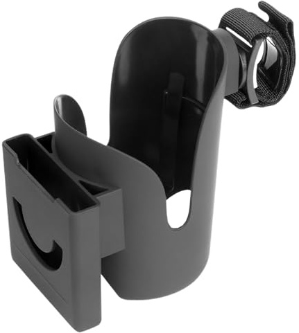 Porte-Gobelet pour Poussette Bébé | Support Téléphone et Boisson pour Poussette | Support Anti-Fuite pour Boissons, Utilisation Quotidienne, Extérieur, Marche, Voyage, Déplacements,
