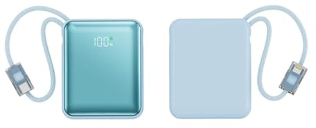 22.5w Super Fast Charging Power Bank 10000mah Display Digitale Mini Power Bank Leggero Mobile (10000milliampere / lago blu)