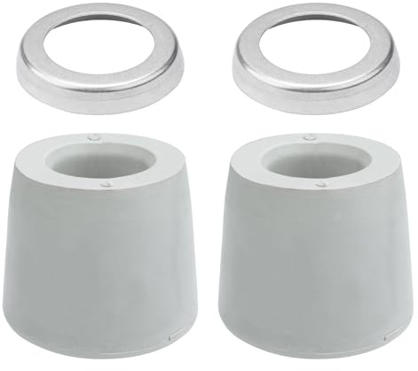 2-Pack White Rubber Mallet Face Replacement for HFMF-SW Compatible with Bostitch HFM-3 & HFM-4, Non-Marring for Unfinished/Pre-Finished Hardwood Flooring
