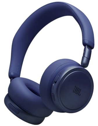 JBL Live 680NC Casque Supra-Auriculaire sans Fil, Bleu | Bluetooth 6.0, Réduction de Bruit Adaptative, Son JBL Signature, 80 Heures d’Autonomie, Connexion multi-point