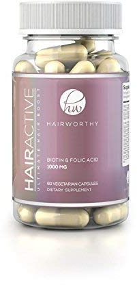 Hairworthy Crescita dei capelli - Vitamine per Capelli - Capelli, Unghie e Pelle - Per Rinforzare e Far Crescere i Capelli (1 Mese)