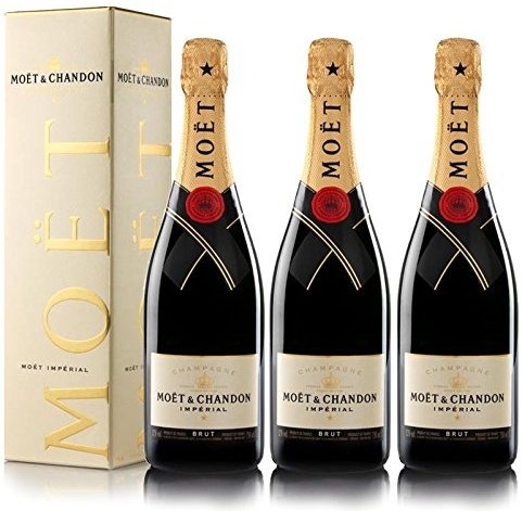 VINADDICT LOT 3 MOËT & CHANDON BRUT MOËT IMPERIAL CHAMPAGNER MIT KASTEN (750 Milliliter)