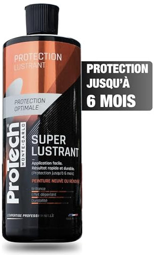 ProTechMC | Super Lustrant pour Peinture de Voiture 500 ml | Effet Déperlant & Brillance Instantannée | Protection Ultra Longue Durée | Polish Voiture Sans Rinçage | Made In France |