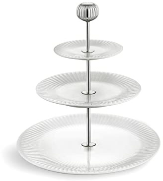 Kähler Etagere Ø28 cm Hammershøi legendäres dänisches Design Zeitlos, Weiss
