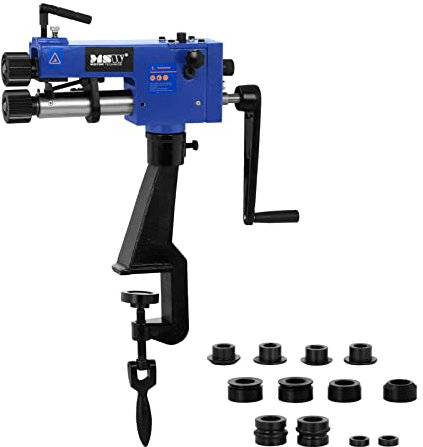 MSW-SBR-100 Sickenmaschine 177 mm manuell 6 Paar Walzen Handkurbel Bördelmaschine Sickengerät