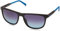 Timberland TBA9269 Herren Sonnenbrille, Casual Sonnenbrille aus leichtem Metall, quadratische Linsenform, rauchgraue polarisierte Gläser, mattes Schwarz.