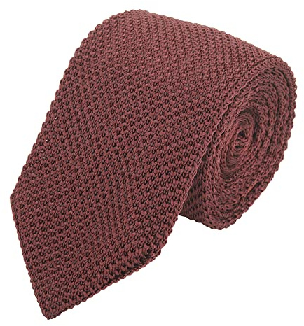 WANYING Herren 7cm/ 2,75 Schmale Strickkrawatte Gestrickte Narrow Krawatte Knit Tie Retro Sporty Casual Büro Basic für Gentleman
