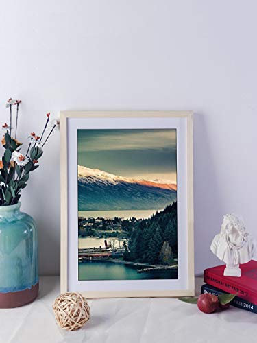 XQSSB Fotorahmen Wohnkultur Bilderrahmen Massivholz Hängende Wand 29 × 40cm A Weiß