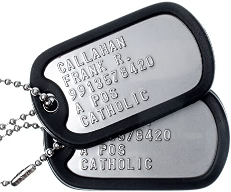 MYDOGTAG Personalized US Army Dog Tags - Regulation Replacement Military ID Tags for Veterans and Active Duty Soldiers