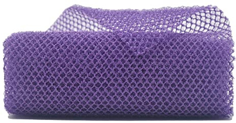 Filet exfoliant africain pour le corps, éponge africaine, filet de lavage africain, filet de douche africain, éponge de bain africaine, filet exfoliant, exfoliant pour le corps africain (violet)