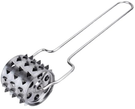 Xujuika Fleischklopfer Fleischroller Fleischstecher Fleischzartmacher Rostfreier Stahl Fleischstecher, Fleischrollen Zart Küchenwerkzeuge Für Steak Hühnchen Fisch Schweinefleisch