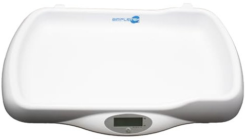 SIMPLETEK - Báscula para bebés y niños, animales prenatales, escala máxima de 20 kg, resolución de 20 g, pantalla LCD, multisensor electrónico, 8016608 (reacondicionado)