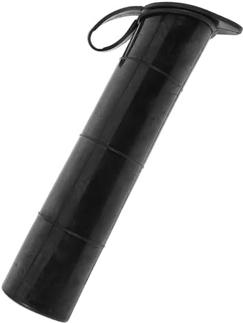 FOYTOKI Tubo de Revestimiento Negro Agarre Cómodo y Mayor Durabilidad Funda Interior de Goma para Portacañas de Pesca Accesorios para Pesca en Embarcaciones