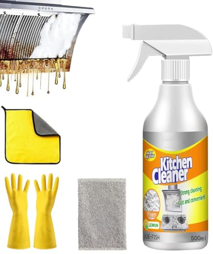 Pulitore Per Cucina Aibo, Detergente Schiumogeno Per Cucina Ad Alto Volume, Detergente Per Macchie Ostinate, Per Pentole, Piani Di Lavoro, Fornelli E Forni (500 Ml) (1, 1 PCS)