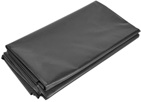 Revestimiento flexible para estanques de 3x4m 5x7m 6x9m 8x10m 10x12m para estanques acuáticos, jardines, peces, de HDPE de 5 milésimas de pulgada, para embalses y construcción de cimientos.(5x10m)