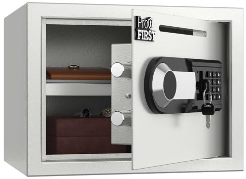 Profirst Möbeltresor Guardian 3 Einwurfschlitz Stahl Elektronikschloss Notöffnung herausnehmbarer Fachboden Filzunterlage inkl. Befestigungsmaterial