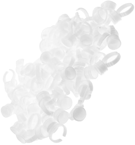 COLLBATH 200 St Ringkopp Limringar Bulk Ögonfranslim Packning Limringar Koppar Ögonfranstillbehör Fransringar För Lim Franslim Kopp Limringar För Ögonfransförlängning Franslim