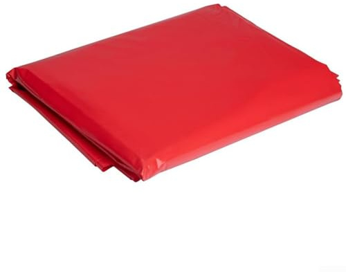 Hasaller Roter Mulch Garten Kunststofffolien 1,2 m x 7,6 m Garten Mulch Folie Polyethylen Landwirtschaft Crop Grow Film Pflanzen Mulchen Folien für Gemüse Obst Ernte Kartoffel Tomate Aubergine