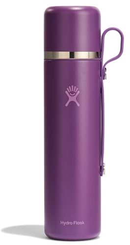 Hydro Flask Thermoskanne & Becher – Isolierter Edelstahl, Reisebehälter für Heißgetränke für Kaffee, 1,020 ml, Beachplum Purple
