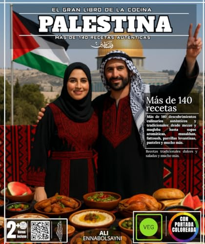 El gran libro de la cocina palestina: Con más de 140 descubrimientos culinarios auténticos y tradicionales: desde mezze y maqloba hasta sopas ... parrillas levantinas, pasteles y mucho más.