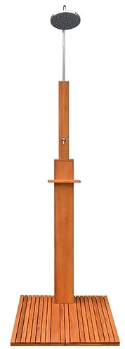 Generico Doccia da Esterno in Legno di Eucalipto e Acciaio,10.1kg,41770