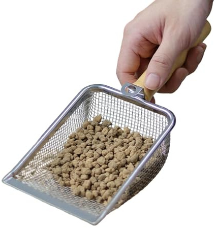 Shenrongtong Crible À Sol - Tamis De Sol Portable avec Trous De 2,8 Millimètres Et Poignée | Pelle à Main et Tamis de Terre pour Cour - pour Sable, Engrais, Compost, Roches, Jardin, Plage, Ferme Et