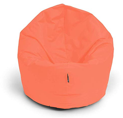 BuBiBag Sitzsack 2-in-1 Funktionen mit Füllung Pastellfarben Sitzkissen Bodenkissen Kissen Sessel BeanBag (100cm, Sunflower)