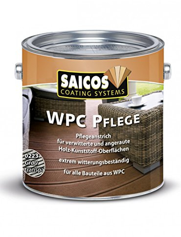 Saicos WPC-Pflege-Öl Grau (0223) 2,5 Liter