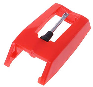 SimpleLife Tourne-Disque de Remplacement pour Tournevis à Aiguille Diamond Tip Aiguilles pour Stylets Aiguilles pour Stylets Accessoires pour disques Gramophone (Rouge