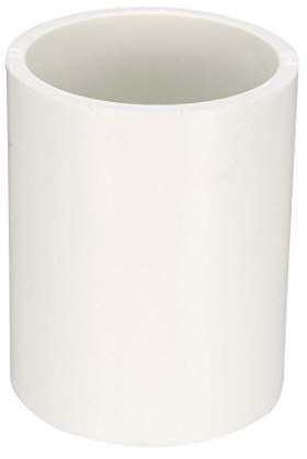 sourcing map 40mm Straight PVC Pipe Fitting Coupling Adapter Connector 1 Pcs