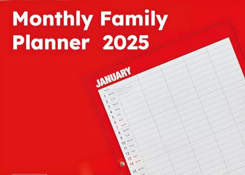 2026 Ultimate Family Organiser & Monthly Planner - Essential Wall Calendar for Family Planning, Matte Finish, Perfect for Scheduling, Home, Office & School Coordination