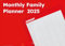 2025 Ultimate Family Organizer & Monthly Planner - Essential Wall Calendar for Family Planning, Matte Finish, Perfect for Scheduling, Home, Office & School Coordination