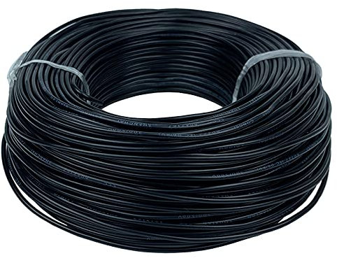 KEPOHK RVV schwarz Steuersignalkabel 22AWG 0,3 MM 2 Kern 3 Kern 4 Kern 5 Kern 6 Kern 7 Kern 8 Kern 10 Kern 12 Kern 16 Kern 6 Adern -5 Meter 0,3 mm 22awg
