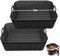 2 Pack Square Silicone Air Fryer Liners for Ninja Speedi 5.7L COSORI 5.5L, 21CM Air Fryer Accessories for Uten Instant Vortex Plus Tefal Tower